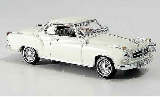 Borgward Isabella coupe 1/43 Minichamps blanco 1958 coche miniatura