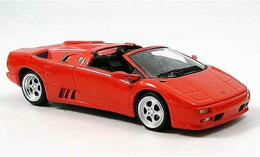 Lamborghini Diablo Roadster 1/43 Minichamps rojo 1994 coche miniatura