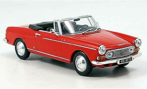 Peugeot 404 Cabriolet 1/43 Minichamps Descapotable rojo 1962 coche miniatura