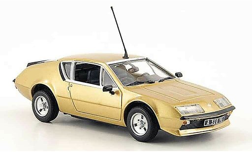 Alpine A310 rallye 1/43 Minichamps cobre 1976 coche miniatura