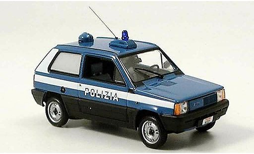 Fiat Panda Police 1/43 Minichamps italienische coche miniatura
