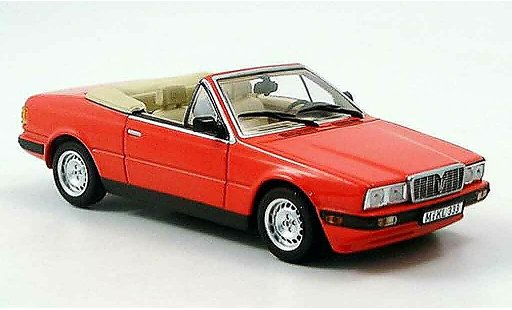 Maserati Biturbo Spyder 1/43 Minichamps rojo 1986 coche miniatura