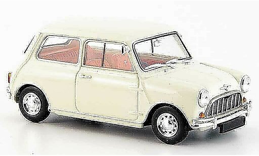 Austin Mini cooper 1/43 Minichamps blanco 1960 coche miniatura