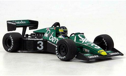 Ford F1 1983 1/43 Minichamps Tyrrell 012 Alboreto GP Niederlande coche miniatura