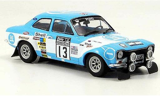 Ford Escort MK1 1/43 Minichamps I Makinen Liddon ganador Rally RAC 1973 coche miniatura