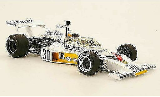 Ford F1 1973 1/18 Minichamps mclaren ford m23 no.30 yardley gp grande bretagne j.scheckter avec panneaux amovibles coche miniatura