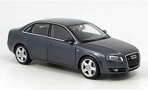 Audi A4 berline 1/18 Minichamps gris 2005 coche miniatura
