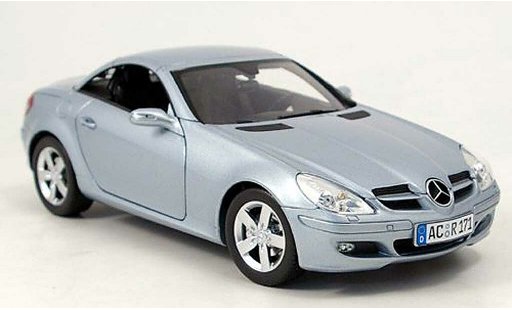 Mercedes Classe SLK Base 1/18 Minichamps grisazul 2004 coche miniatura