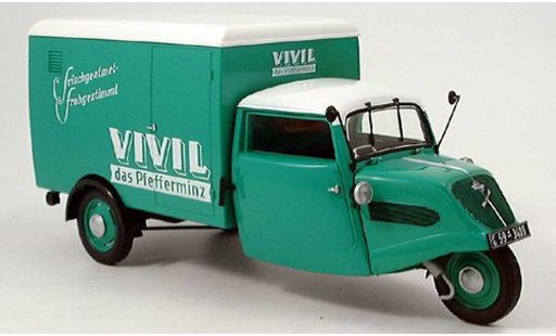 Tempo Hanseat Kasten 1/18 Minichamps furgoneta vivil linkslenker (lhd) 1952 coche miniatura