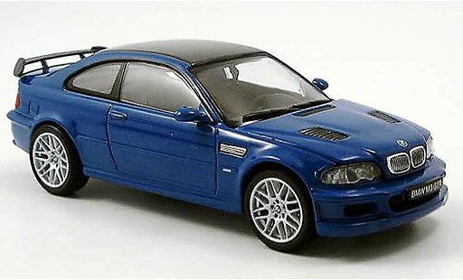 Bmw M3 coupe 1/43 Kyosho GTR E46 street azul coche miniatura