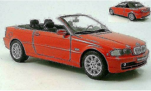 Bmw 328 cabriolet 1/18 Kyosho E46 ci rojo coche miniatura
