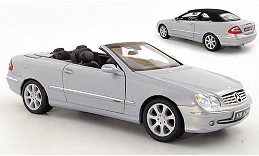 Mercedes Classe CL Cabriolet 1/18 Kyosho K Descapotable gris metallisee 2003 coche miniatura