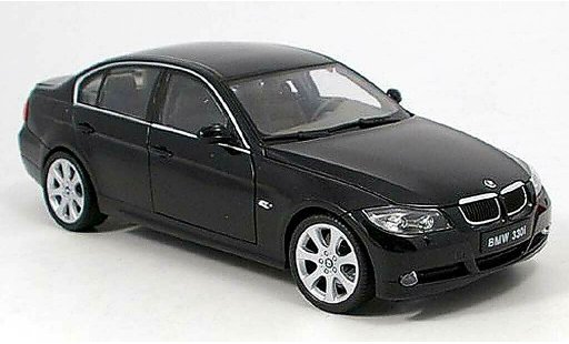 Bmw 330 berline 1/18 Welly E90 i negro coche miniatura