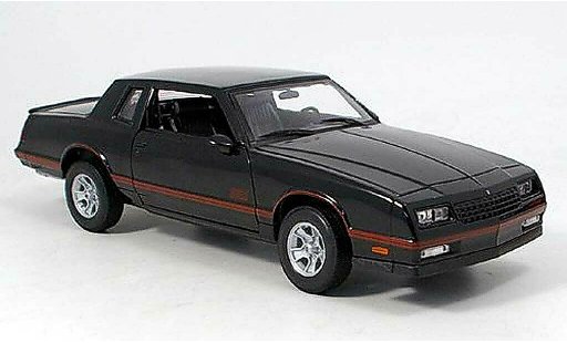 Chevrolet Monte Carlo SS 1/18 Welly noir 1987 coche miniatura