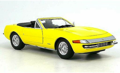 Ferrari 365 GTS/4 1/18 Hot Wheels daytona amarillo coche miniatura