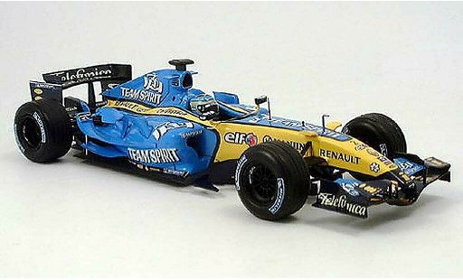 Renault F1 2006 1/18 Hot Wheels r25 g.fisica coche miniatura