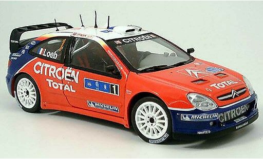 Citroen Xsara WRC 2005 1/18 Sun Star no.1 total ganador tour de course coche miniatura