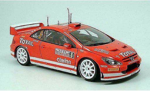 Peugeot 307 WRC 1/18 Sun Star no.8 toatl martin rallye monte carlo 2005 coche miniatura