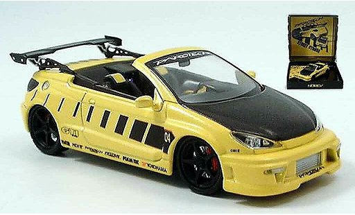 Peugeot 206 CC 1/43 Norev parotech amarillo negro coche miniatura