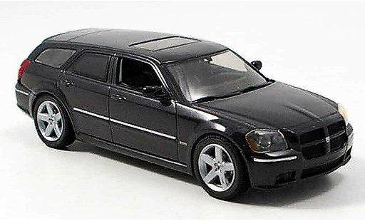 Dodge Magnum 2006 1/43 Norev SRT8 negro coche miniatura