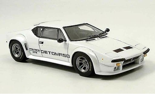 De Tomaso Pantera GT5 1/43 Spark blanco 1981 coche miniatura