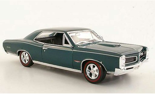 Pontiac GTO 1966 1/18 Welly verde coche miniatura