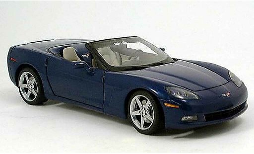 Chevrolet Corvette Convertible 1/18 Autoart C6 azul 2005 coche miniatura