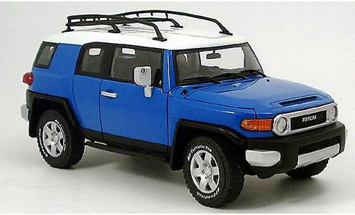 Toyota FJ Cruiser Base 1/18 Autoart azul coche miniatura