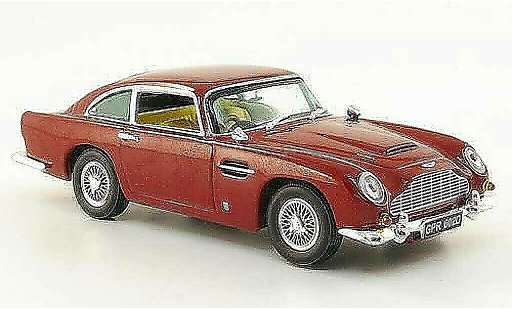 Aston Martin DB5 saloon 1/43 Vitesse rojo RHD beiges Interieur coche miniatura