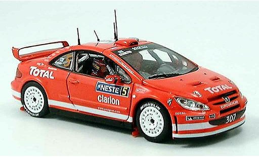 Peugeot 307 WRC 1/43 Vitesse gronholm rallye 2004 coche miniatura