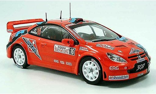 Peugeot 307 WRC 1/43 IXO no.16 gardemeister rallye monte carlo 2006 coche miniatura