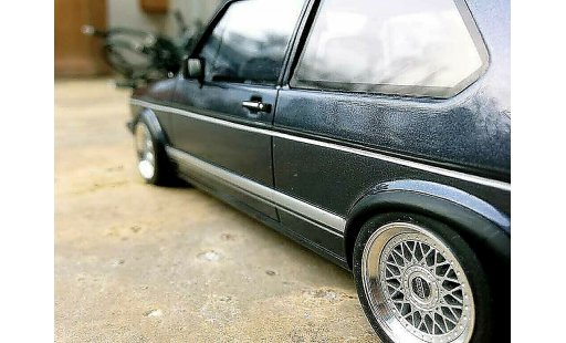 Volkswagen Golf GTI 1/18 Ottomobile 1800 Plus Jantes BBS RM coche miniatura