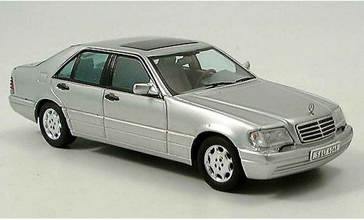 Mercedes Classe S 500 1/43 Spark (W140) gris coche miniatura