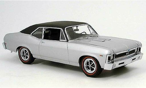 Chevrolet Nova SS 1/18 GMP 1969 396 gris metallized coche miniatura