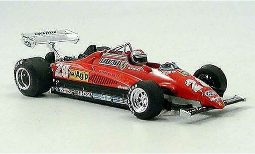 Ferrari 126 C2 1/43 Brumm Turbo No.28 GP Italien Monza coche miniatura