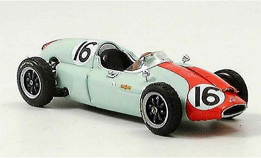 Cooper T51 course 1/43 Brumm No.16 C.Bristow GP Monaco 1960 coche miniatura