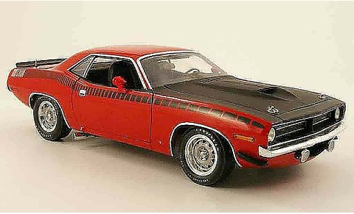 Plymouth Cuda 1970 1/18 Highway 61 aar rojo/mate noir coche miniatura