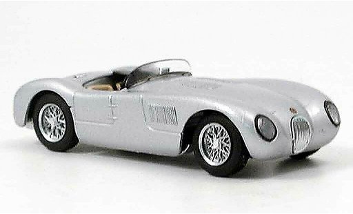 Jaguar C-Type Stradale 1/43 Brumm gris metallisee coche miniatura