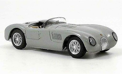 Jaguar C-Type Stradale 1/43 Brumm gris coche miniatura
