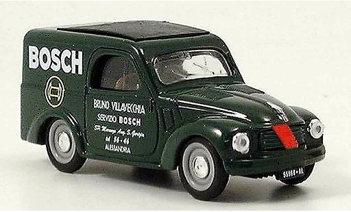 Fiat 500 C 1/43 Brumm Lieferwagen Bosch verde coche miniatura