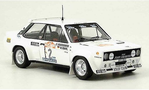 Fiat 131 Abarth 1/43 Trofeu Jolly Club San Remo Rohrl Geistdorfer 1980 coche miniatura