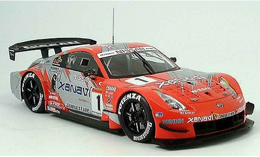 Nissan 350Z JGTC 1/18 Autoart JGTC fairlady no.1 xanavi ganador 2004 coche miniatura