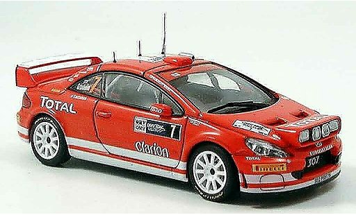 Peugeot 307 WRC 1/43 Autoart no.7 gronholm rallye Alemania 2005 coche miniatura
