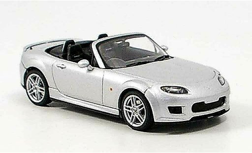 Mazda MX5 2006 1/43 Autoart MX 5 Roadster US Version gris metallisee coche miniatura