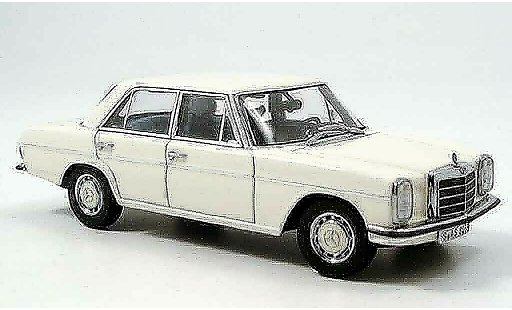 Mercedes 220 Base 1/43 Autoart D Strichachter blanco coche miniatura