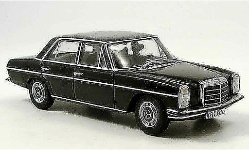 Mercedes 220 Base 1/43 Autoart D Strichachter negro coche miniatura