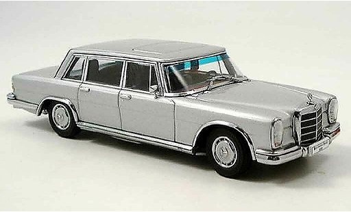 Mercedes 600 Base 1/43 Autoart (W100) gris metallisee coche miniatura
