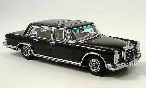 Mercedes 600 Base 1/43 Autoart (W100) SWB negro coche miniatura