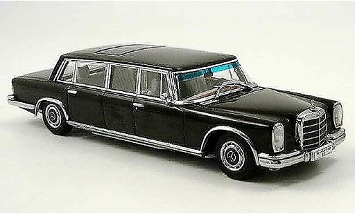 Mercedes 600 Pullman 1/43 Autoart (W 100) negro coche miniatura
