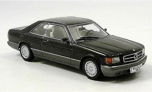 Mercedes 500 Coupe 1/43 Autoart (W126) negro coche miniatura